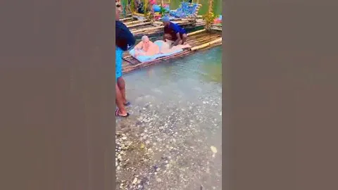 Jamaica beach massage #bikini #arabic #couple #dance #tiktok #viral